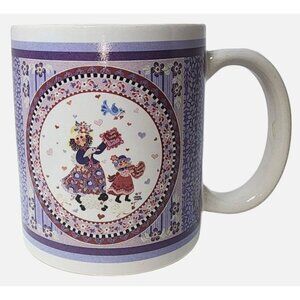 Vintage Donna Moses for Houston Foods Coffee Cup Mug 1998 Valentine's Day Love